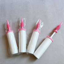 Hand-push two-way foreign trade large inflator pink and white export anchor recommended durable and easy balloon inflator
