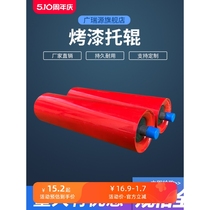 Painted rollers thickened roller brackets conveyor accessories conveyor belt rollers rubberized polymer unpowered rollers