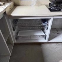 White full set of accessories U-shaped brick clip cabinet extra thick aluminum alloy column edge-sealed ceramic tile stove edge-sealed card slot