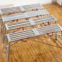 Horse stool folding lifting thickened stirrup decoration portable multi-functional indoor engineering ladder aluminum alloy scaffolding