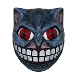 Страшная чеширская кошка улыбка косплей костюм головной убор латекс