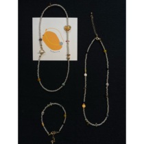 Manghe｜Original design Xingmang niche personality summer versatile colorful beaded necklace bracelet