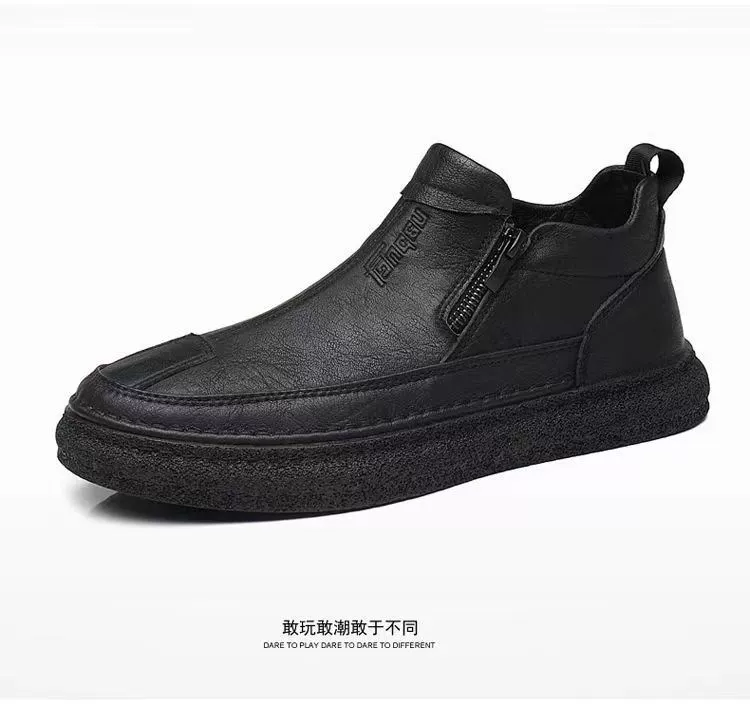 Đầu Bếp Nam Giày Mùa Đông Nhà Bếp Công Việc Đặc Biệt Giày Da Nam Slip-on Chống Thấm Nước, Chống Trơn Trượt Giày Chống Dầu