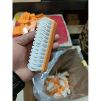 Plastic suede rubber shoe brush raw rubber suede brush nubuck leather shoe leather goods decontamination cleaning brush