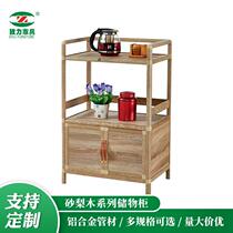 Living room cupboard cabinet stainless steel sideboard tea cabinet simple assembly condiment table spot direct sale