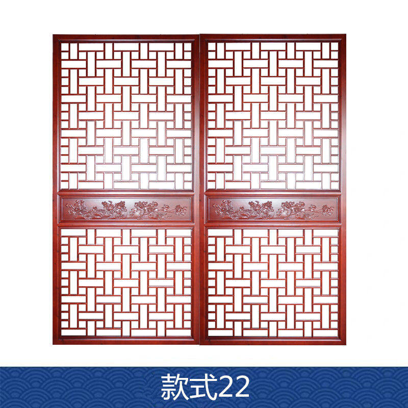 新中式屏风花格隔断门窗背景墙:东阳木雕的匠心之作,让你家秒变艺术馆!-花窗-淘宝好物网