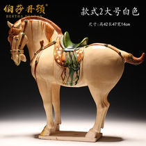 Bertha Denton Tang Sancai Chinese Horse Retro Decoration Ceramic Artwork Living Room Decoration Study Office High