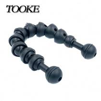 TOOKE 270mm mini double ball snake arm photography light arm ball joint diving flashlight flash bracket