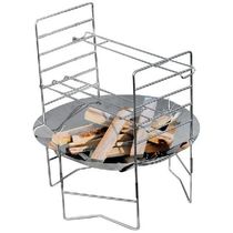 Camping Fire Pit Grill Foldable Cookable Camp Stove Grill