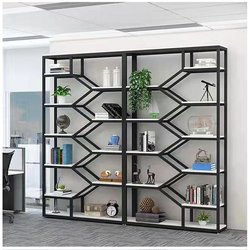 Iron storage rack bookshelf multi-layer storage rack partition entre flower rack floor display rack office storage shelf