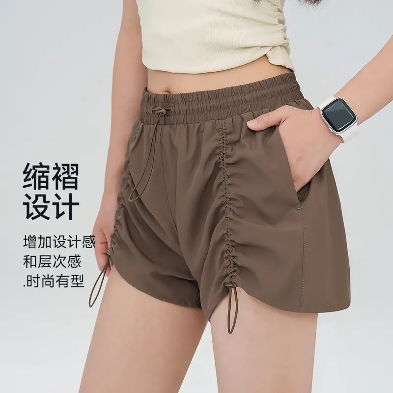 Dk American-Style Casual Shorts for Women, Sports Fitness Running Quick-Dry Shorts, Summer Outerwear Yoga Pants, Summer 4209