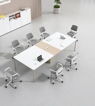 Shanghai office conference table simple modern conference room table and chair combination training long table negotiation table office furniture