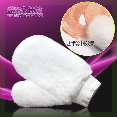 Ward Length Plush Paint Gloves Natural Gas Piping Brushed Round Pipe Brushed Crown Face Brushed Art Paint Tool-Taobao