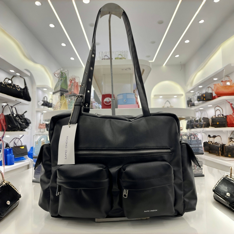 Korean Niche Brand Samo Ondoh Bag for Women, Commuter Motorcycle Bag, Tian Xiaojuan's Same Style Bag, Trendy Single Shoulder Crossbody Bag