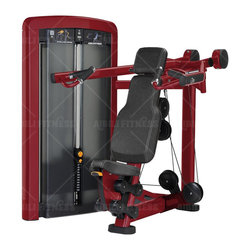 New strength equipment manufacturer produces commercial gym equipment shoulder press trainer