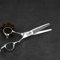 Hair salon hair scissors combination set for thinning tooth scissors and trimming bangs hairstylist special hairdressing scissors