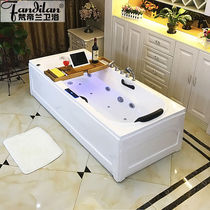 Bath acrylic thickened small household adult bathtub surf massage constant temperature heated bathtub