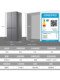 Haier Commander 520 cross-door four-door ultra-thin zero-embedded large-capacity air-cooled first-class dual-inversion refrigerator
