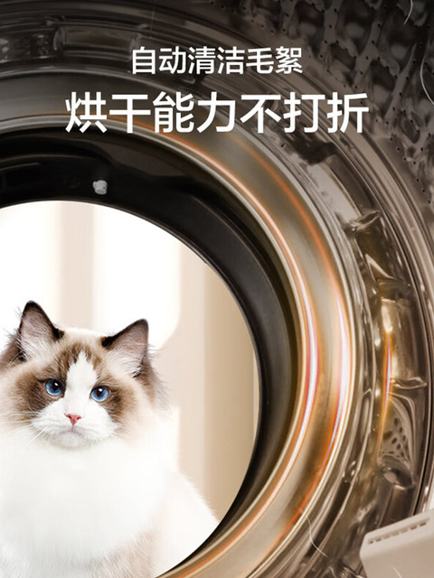 Haier Drum Washing Machine for Home Use, Fully Automatic, 12kg Large Capacity, Washing and Drying Integrated, 1.12 Ultra-High Cleaning Ratio 50Ds