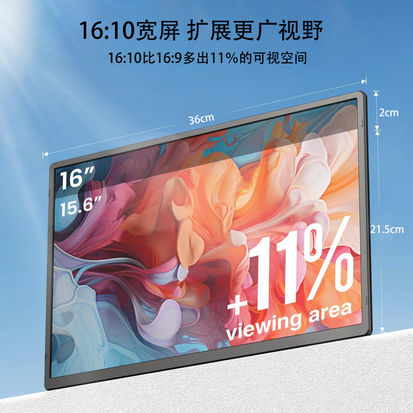 美国KEFEYA双屏便捷显示器：炒股神器，让你的交易桌面升级成科幻大片！-便携显示器-淘宝好物网