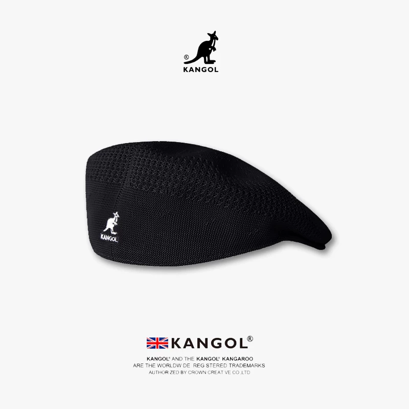 KANGOL Kangaroo, шляпа летняя модная бренда, трендовая классическая универсальная берет