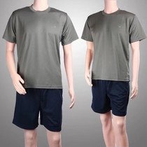 Одежда для занятий спортом на открытом воздухе мужской костюм с короткими рукавами тренировочная одежда летняя военная тренировочная футболка с короткими рукавами быстросохнущая одежда для фитнеса спортивная футболка одежда