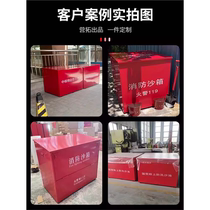 Fire sand box special fire alarm 119 construction site 1 0 5 half cubic yellow sand box fire extinguisher anti gas station extinguisher manufacturer