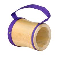Orff percussion wooden sheepskin portable Indian drum band accompaniment bongo drum travel camping hand drum