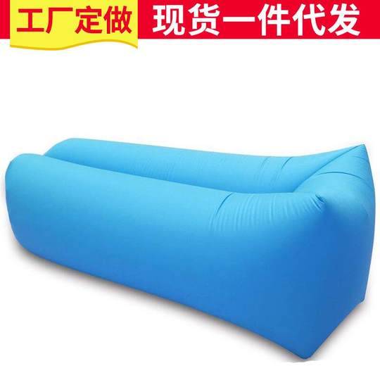 Water inflatable sofa lazy outdoor portable single fast inflatable air sofa bag folding inflatable bed