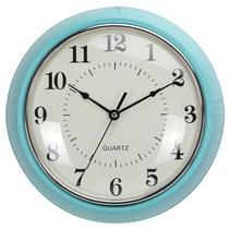 Wall clock living room American retro round simple clock 10 inch clock in stock