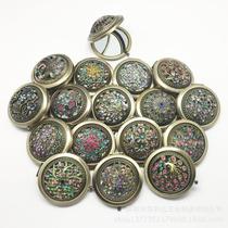 Simple style portable large and small various manufacturers makeup mirrors convenient jewelry mirrors makeup mirrors cute students