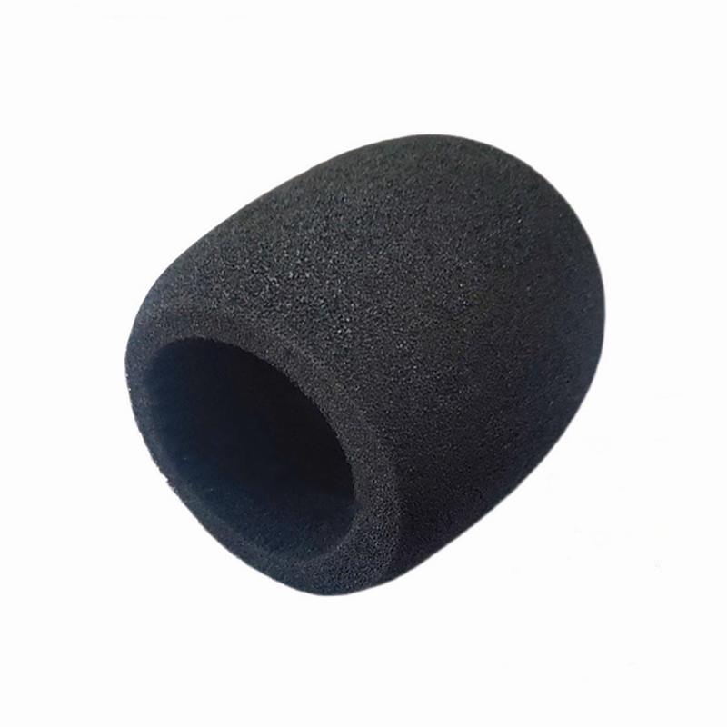 Manufacturer straight for capacitive microphone sponge cover black sponge ball microphone anti-spray hood Recording Mcmic set-Taobao