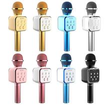 New DS878 wireless Bluetooth karaoke microphone macaron color all-in-one with audio home KTV customization