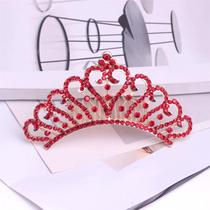Korean style brides luxurious rhinestone crown tiara wedding photography crown hair accessories accessories alloy hair hoop comb