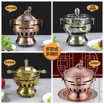 304 stainless steel alcohol stove hot pot retro small capacity human pot self-service commercial small hot pot hotel shabu-shabu