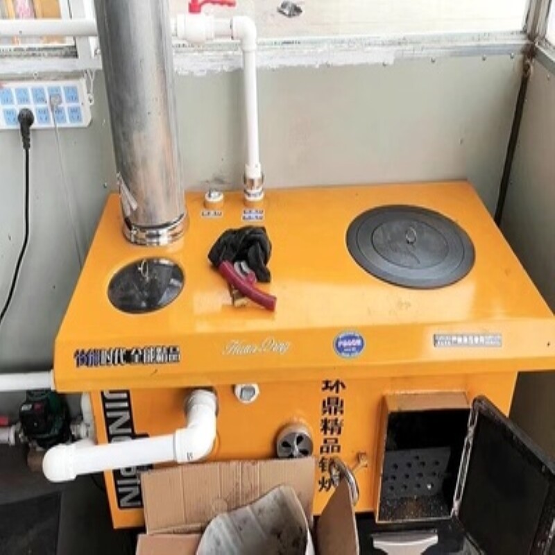 Heating stove heating stove Anti-burning with heating sheet Home Rural breeding Smoke-free Small ground heating stove Boiler Chai-Taobao