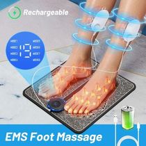 Electric EMS Foot Massager Pad Foldable Massage Mat Muscle S