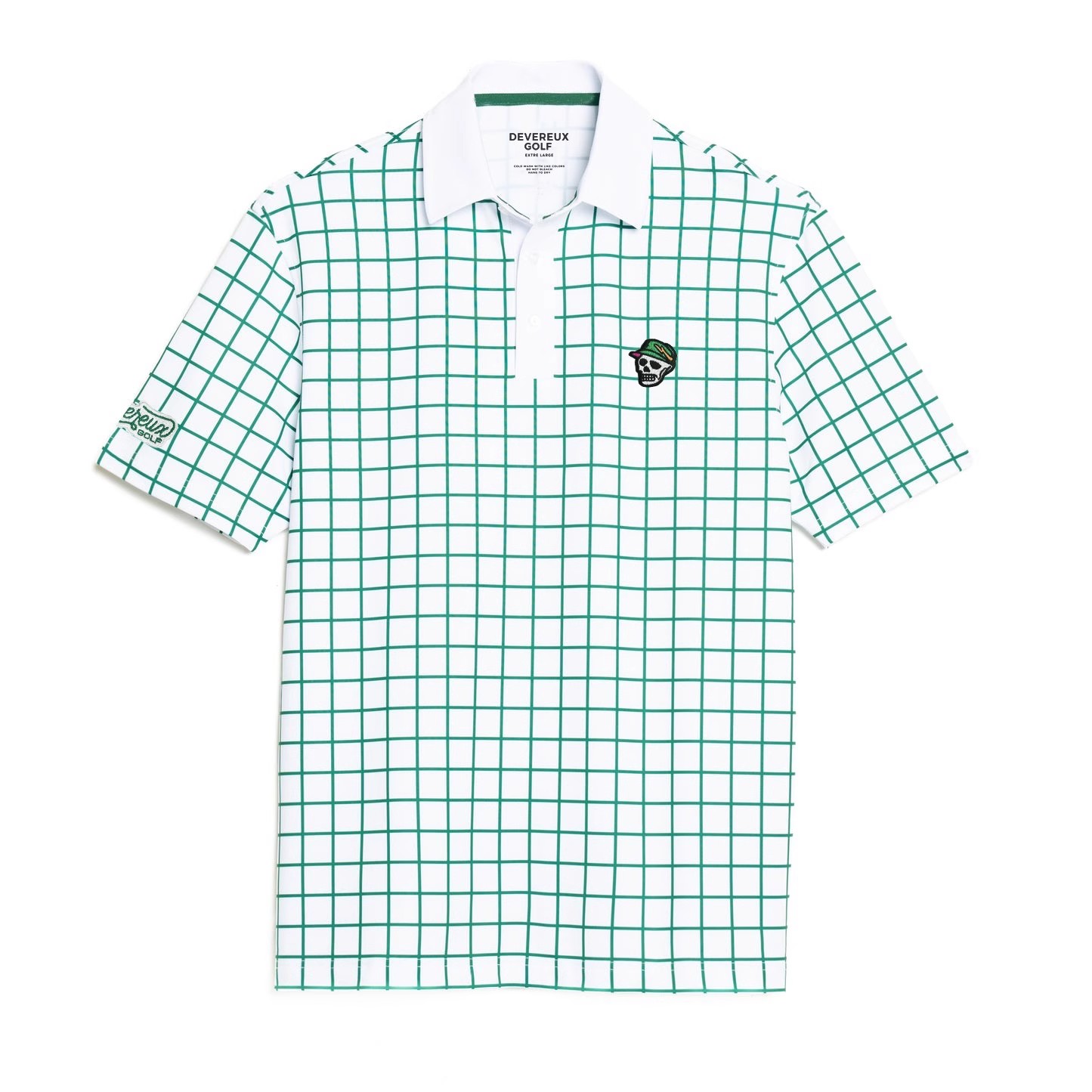 2025 DEVEREUX GOLF男款速干格纹高尔夫POLO衫：重塑经典与创新的融合