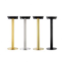 不锈钢r金属柱桌腿支架吧台吧台支撑橱柜脚加厚支撑家具柱可调节