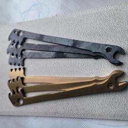그루브 및 그루브 당기는 텅스텐 강철 치아 그루브 날카로운 아티팩트 35cm 길이 7.2mm 너비