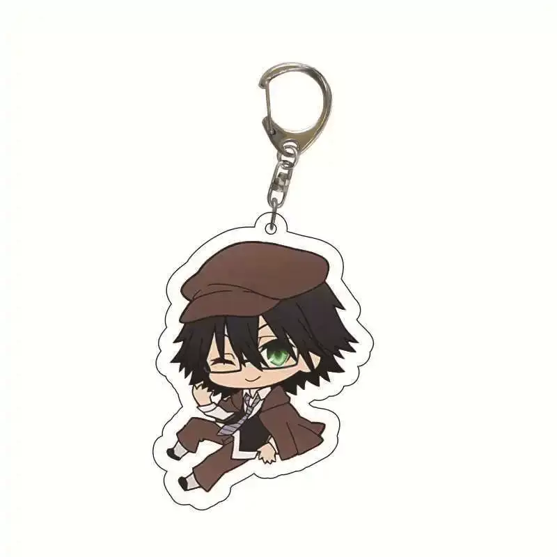 Мини-брелок из акрила JAPAN CARTOON Anime Bungo Stray Dogs Keychain Double