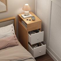Bedside table simple modern home bedroom small bedside cabinet ultra-narrow storage storage cabinet wall gap storage cabinet