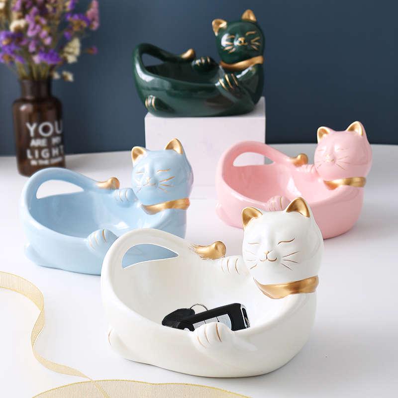 Nordic minimalist in doorway Entrance Gate Key Containing Swing table Tabletop Decorations Cute ins Wind Furnishing Light Lavish-Taobao