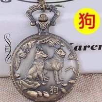 Ultra-thick fashionable personalized pocket watch retro clamshell quality student trendy mens and womens mechanical pocket watch