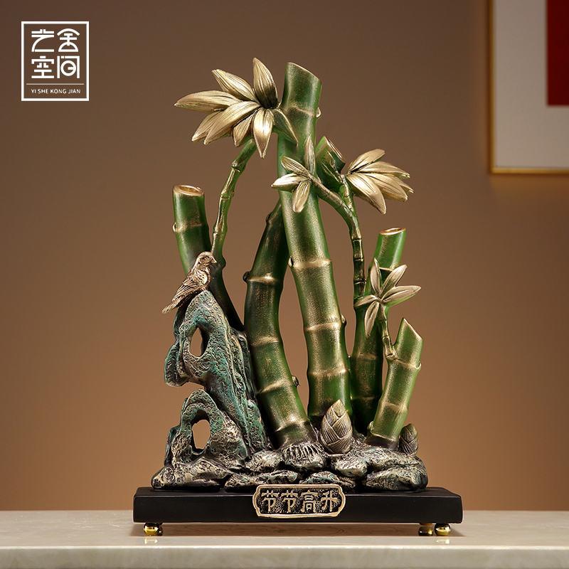Bamboo Ornaments That Rise Steadily, New Chinese-Style Living Room Entrance Tv Cabinet Decorations, Creative Office Housewarming Gifts Bamboo Ornaments That Rise Steadily, New Chinese-Style Living Room Entrance Tv Cabinet Decorations, Creative Office Housewarming Gifts