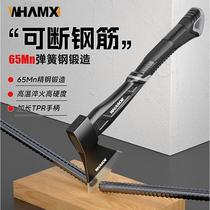 Mighty ax household firewood artifact outdoor tree chopping bone knife woodworking tool ax small mountain hand ax