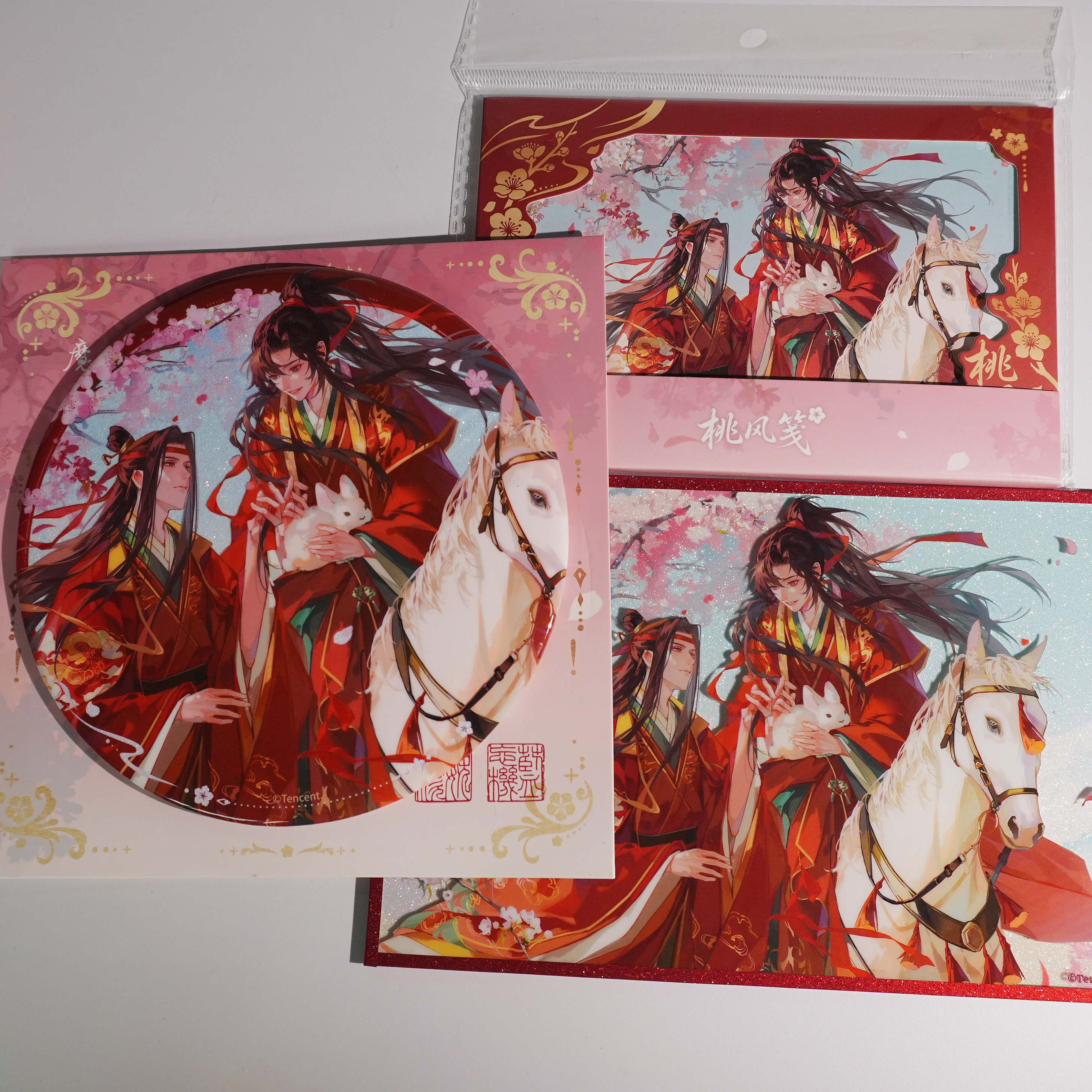 魔道祖师》桃风笺系列，忘羡情怀的复古记忆_动漫徽章_淘宝游戏网