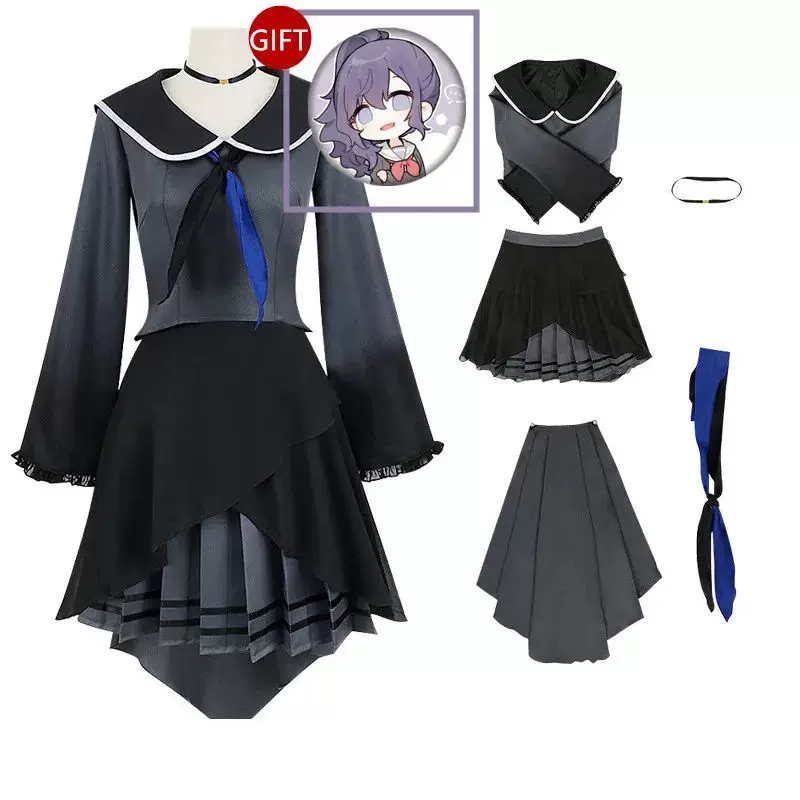 Косплей костюм Yoisaki Kanade Anime Project Sekai Яркий