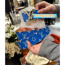 2024 New Face Belt Crow Gold Buckle Wide Mens Strap