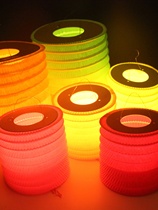 Spring Festival paper lanterns plain Lantern Festival traditional childrens portable organ folding hanging decorative small lanterns glowing lanterns